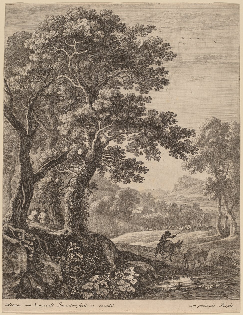 O condutor de mulas de Herman van Swanevelt