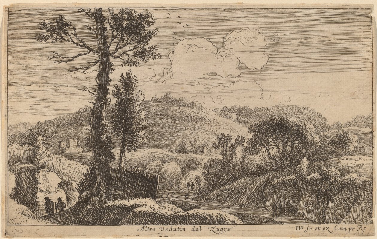 Terceira vista de Zugro de Herman van Swanevelt