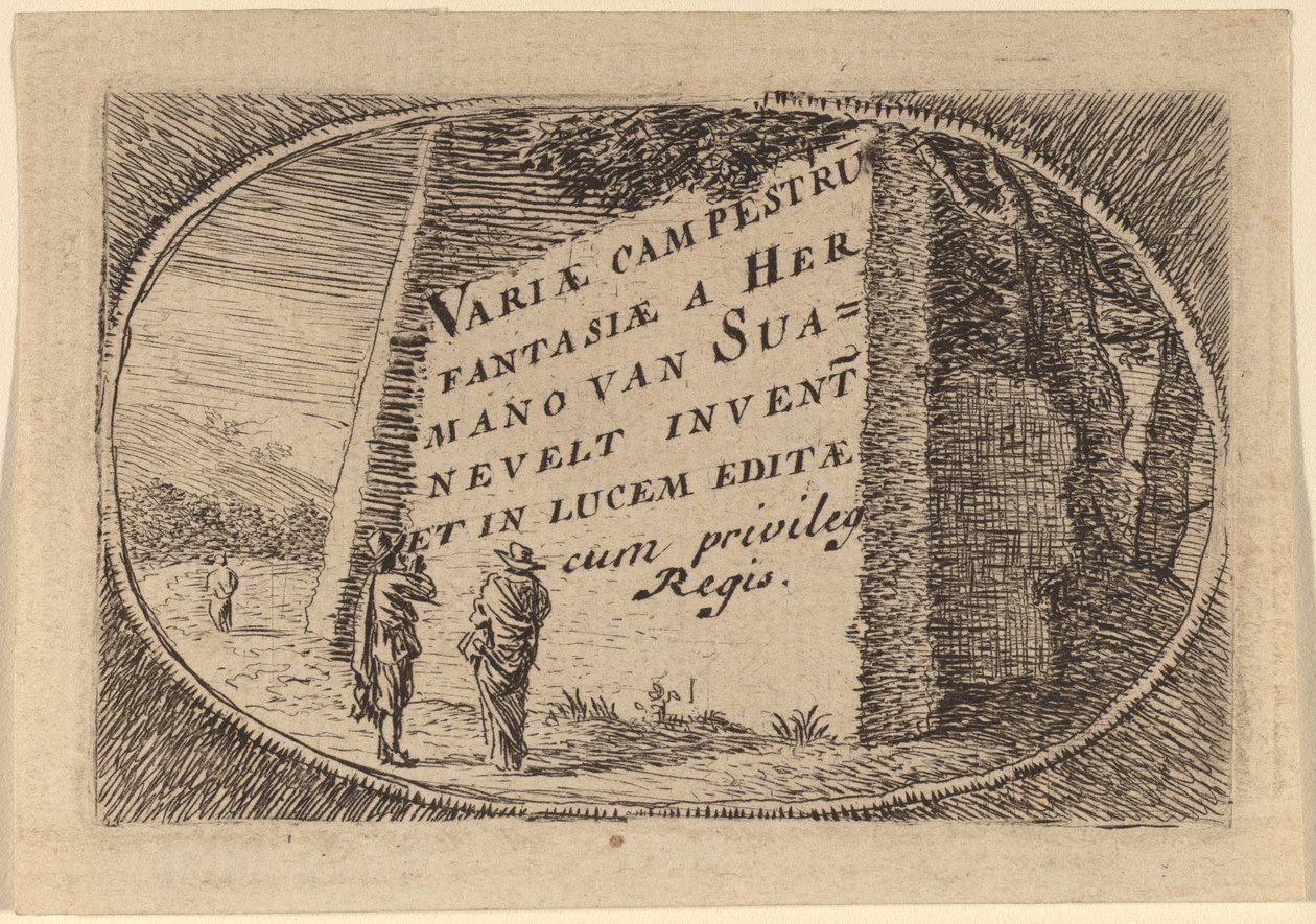 Folha de rosto de Herman van Swanevelt