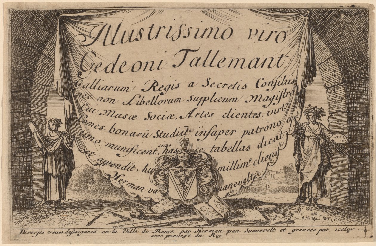 Folha de rosto de Herman van Swanevelt