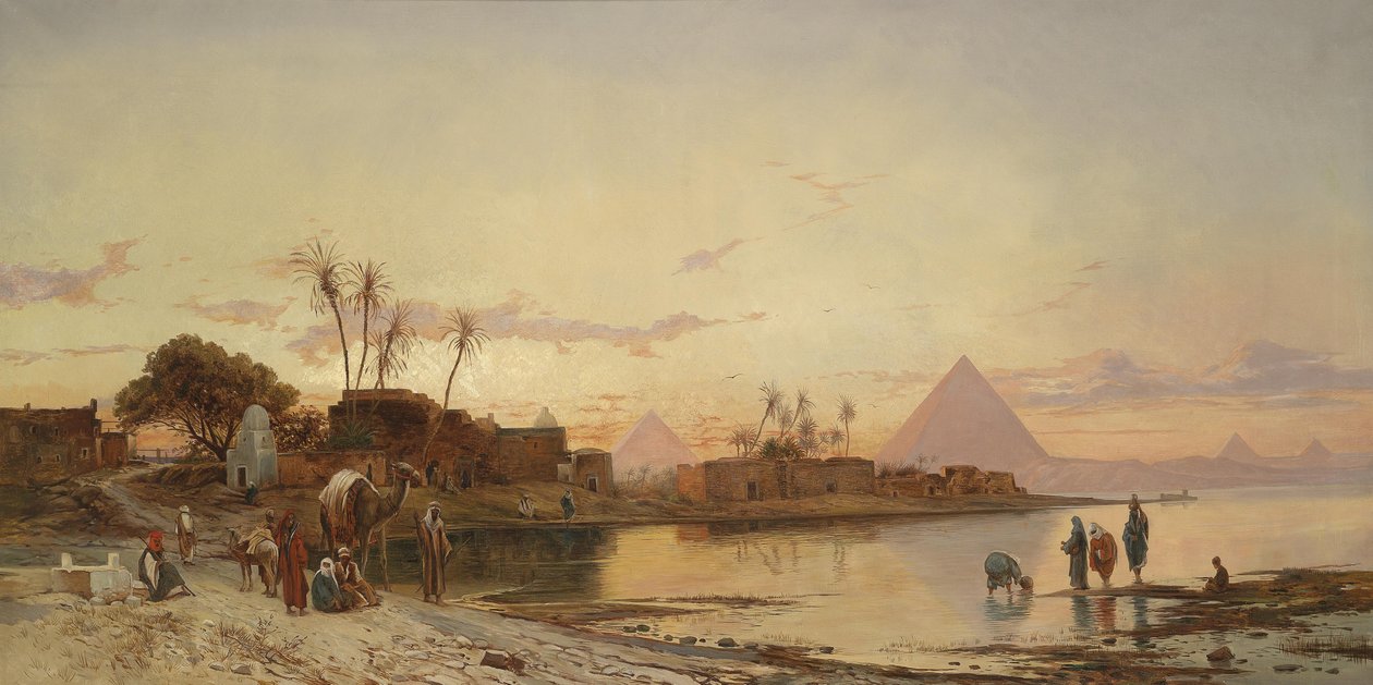 Am Nilufer de Hermann David Salomon Corrodi