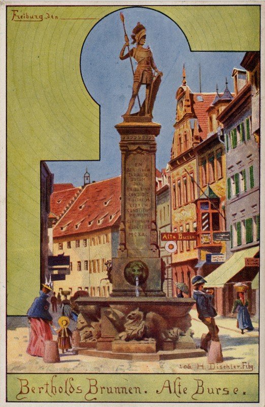Fonte de Berthold, Freiburg de Hermann Dischler