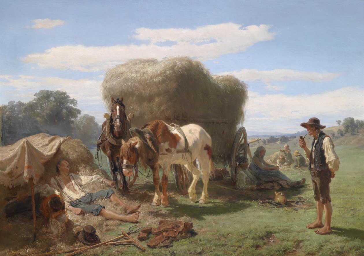 Descanse na colheita de Hermann Kauffmann the Elder
