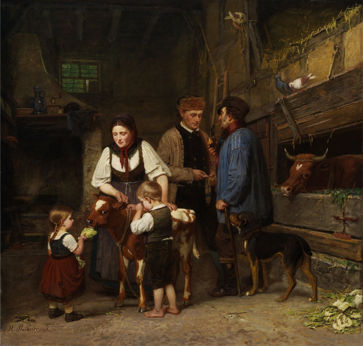 O bezerro vendido. de Hermann Plathner