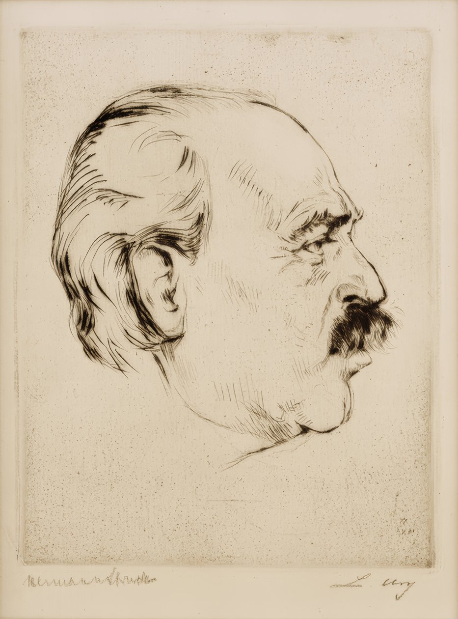 Portrait Lesser Ury de Hermann Struck