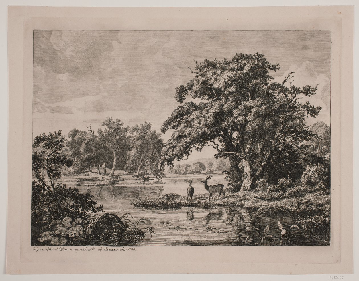 Lote na floresta de Hellebæk de Hermann Carmiencke