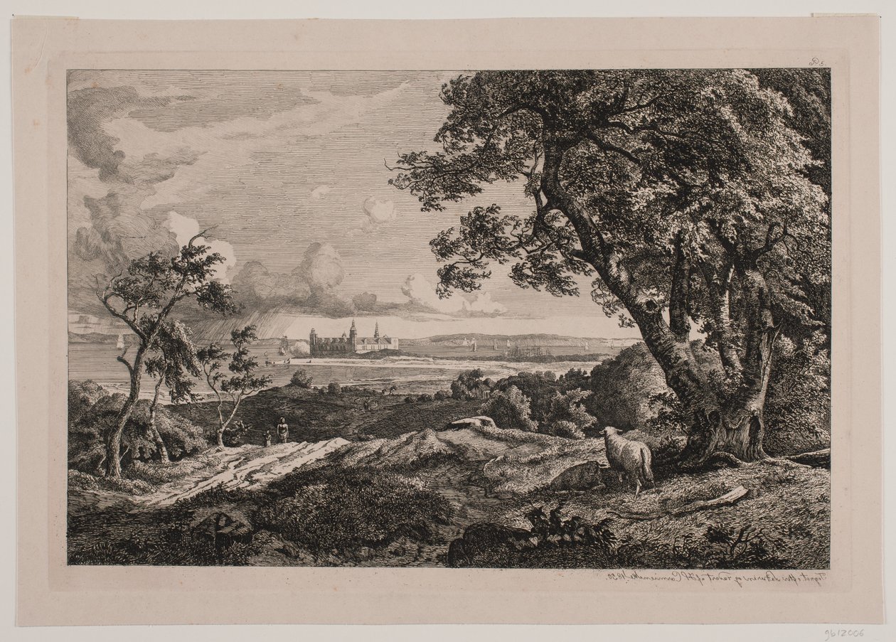 Lote na praia entre Hellebæk e Helsingør de Hermann Carmiencke