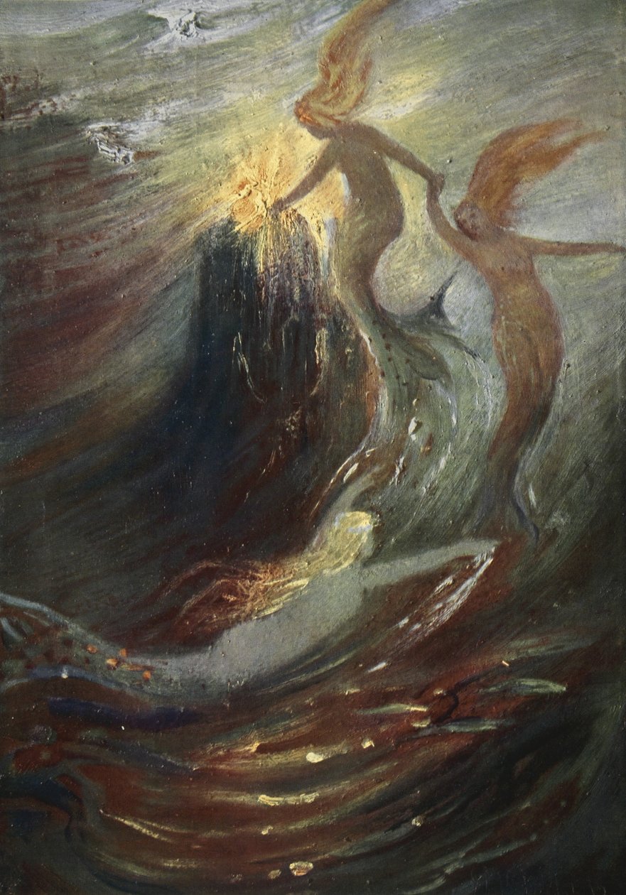 O ouro do Reno, 1906 de Hermann Hendrich