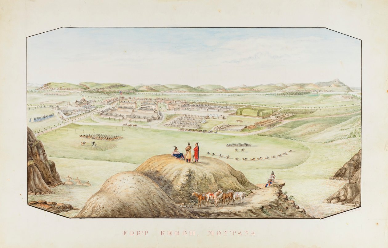 Forte Keogh, Território de Montana de Hermann Stieffel