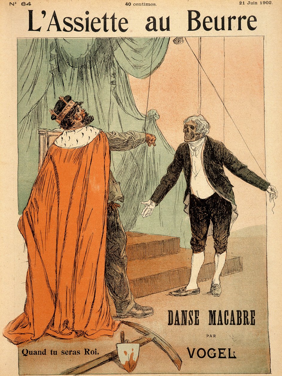 Danse macabre por Vogel. Em "L