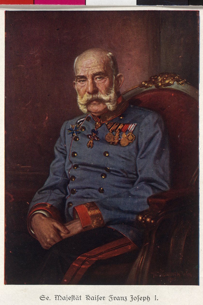 Imperador da Áustria Franz Joseph I de Hermann Wassmuth