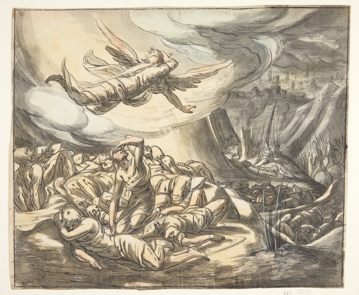 Anjo com espada desembainhada. de Hermann Weyer
