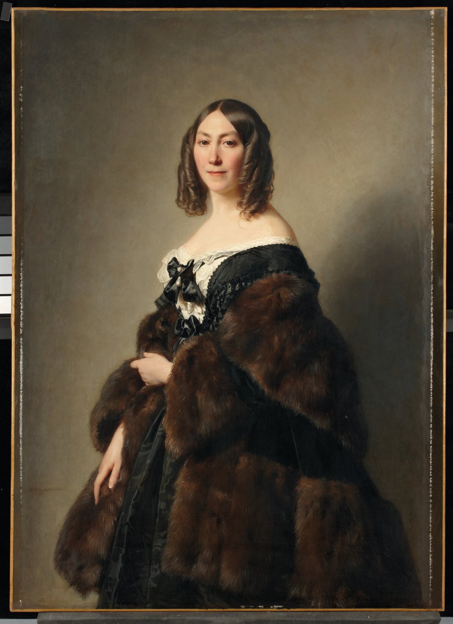 Retrato de Cécile Charlotte Furtado-Heine (óleo sobre tela) de Hermann Winterhalter