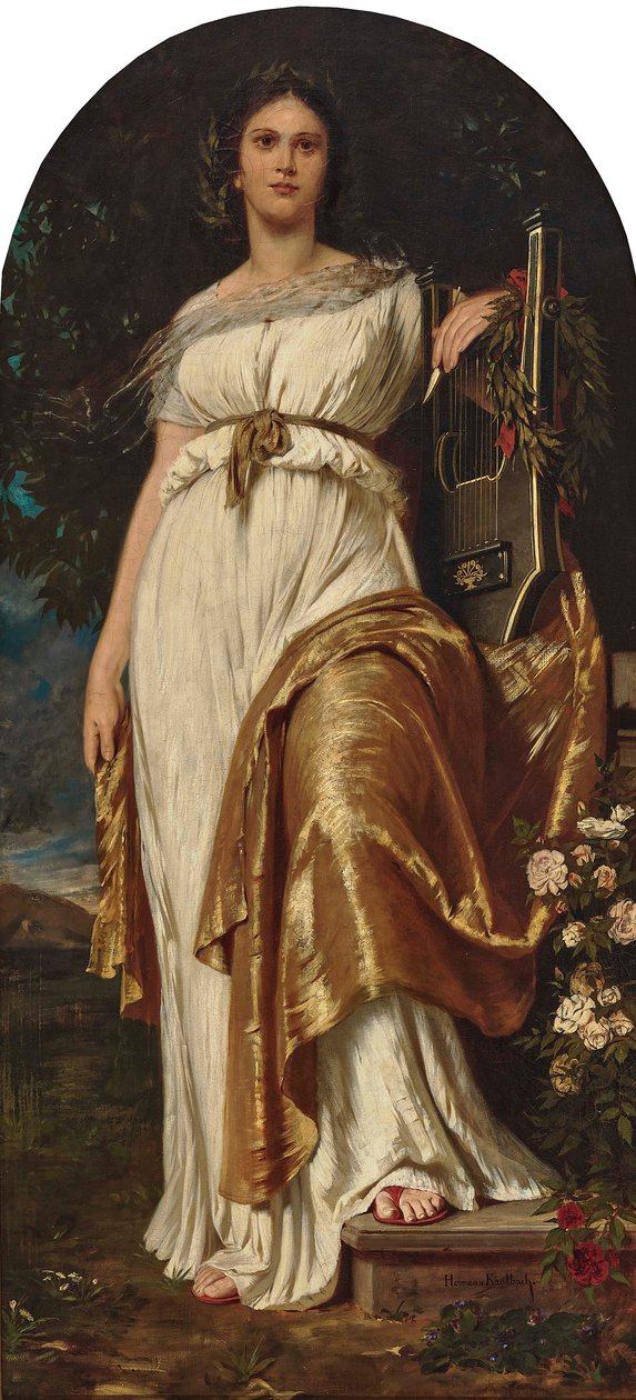 Polimnia. de Hermann von Kaulbach