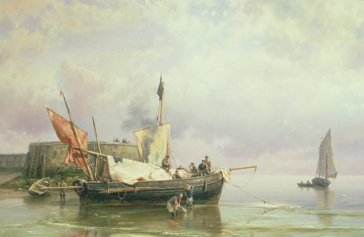 Cena marinha de Johannes Hermann Barend Koekkoek