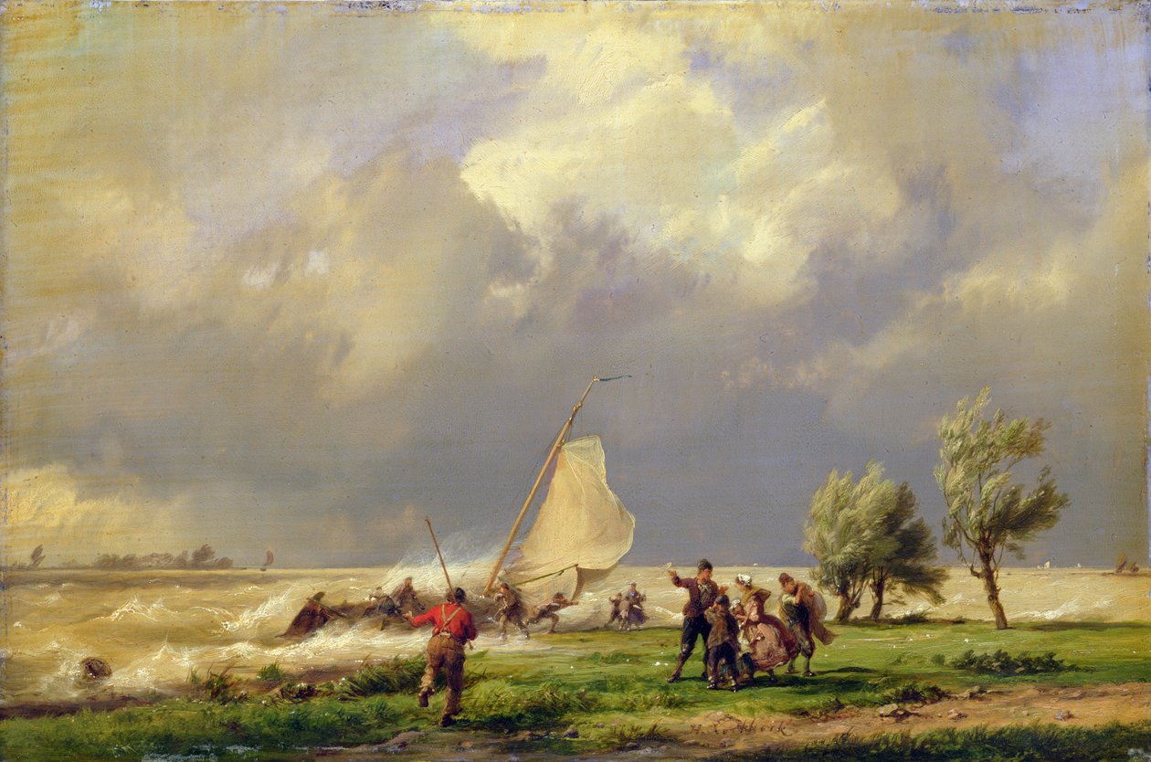 O naufrágio de Johannes Hermann Barend Koekkoek