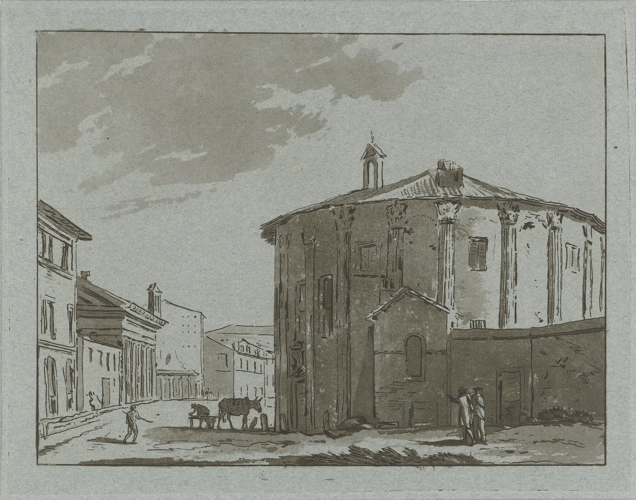 Templo em Roma de Hermanus Fock