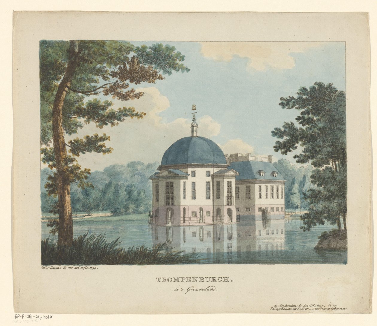 Propriedade de Trompenburg Trompenburgh em 