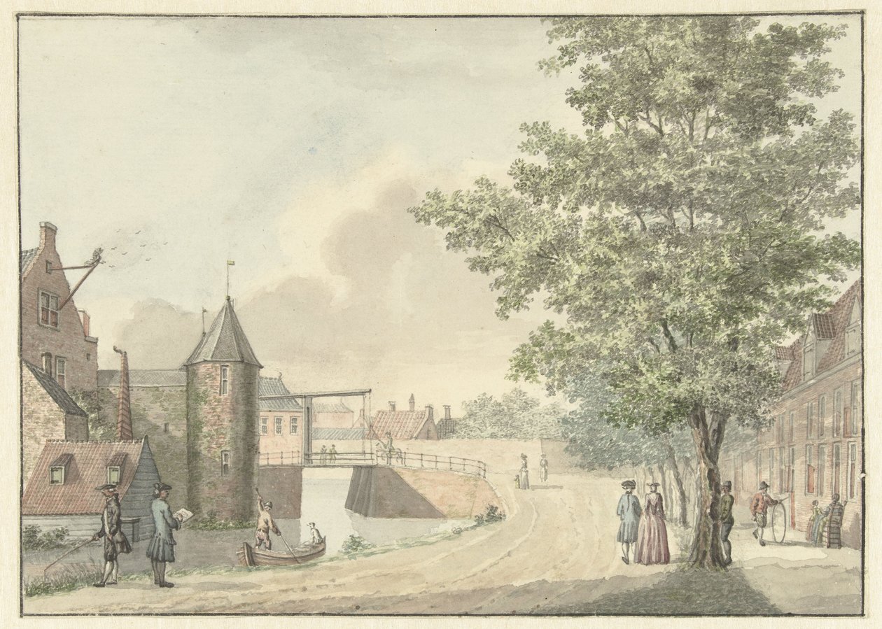 O Waardpoort em Utrecht de Hermanus Petrus Schouten (possibly)