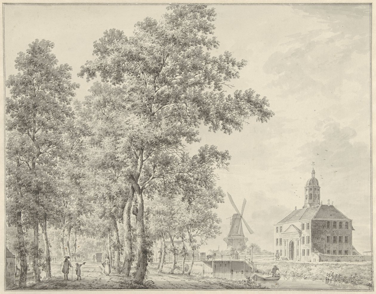 O Muiderpoort em Amesterdão de Hermanus Petrus Schouten