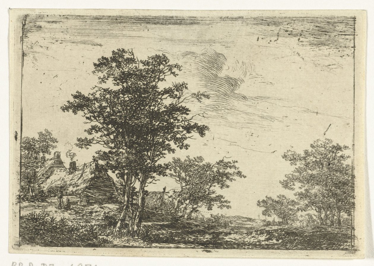 Casa de campo com chaminé para fumadores de Hermanus van Brussel