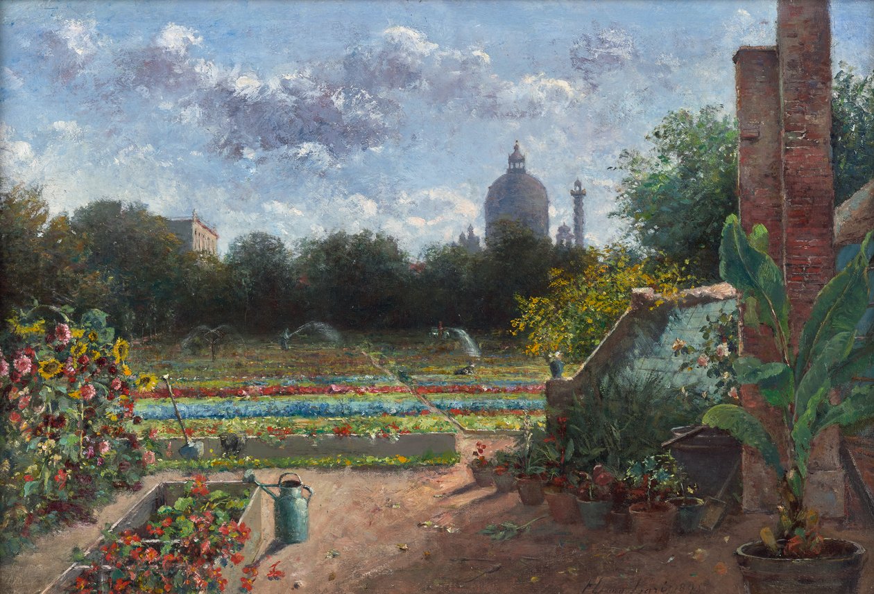 O jardim botânico em Viena de Hermine Lang Laris