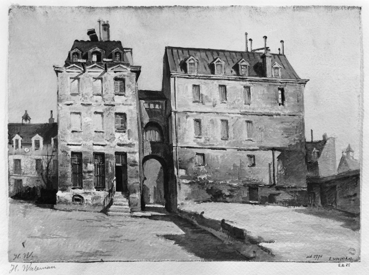 Vista do Maternite Port-Royal, o cofre de entrada, 1905 de Herminie Waterneau