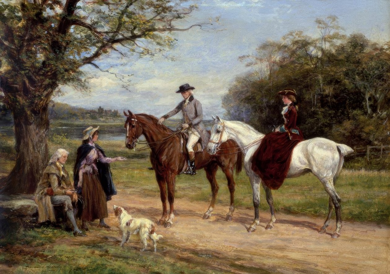 Heywood Hardy, instituição de caridade Wayside - Gemälde, 1905 de Heywood Hardy