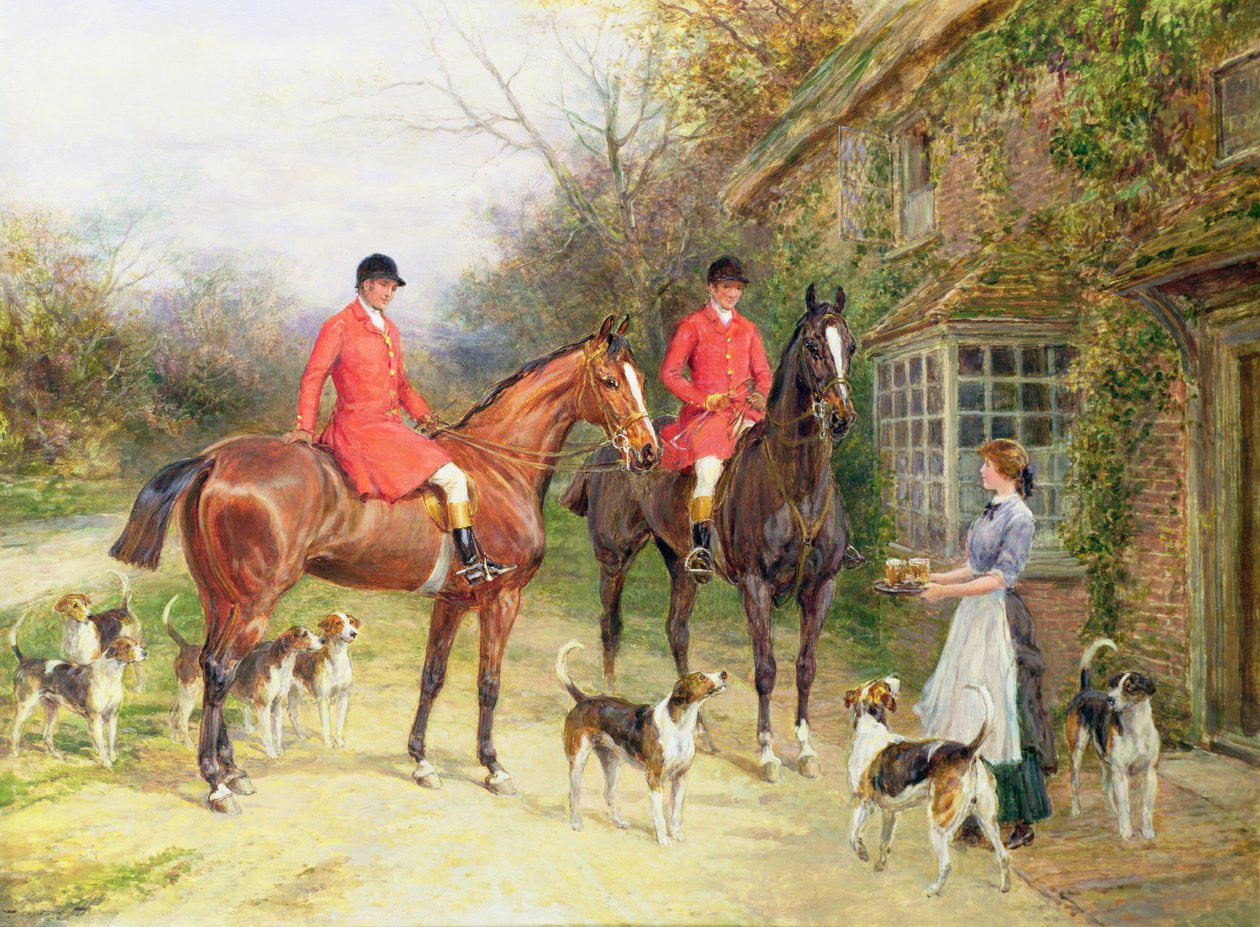 Uma parada no Fox Inn de Heywood Hardy