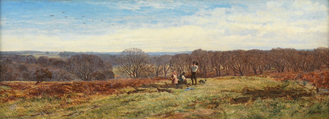 Na Nova Floresta, Hampshire de Heywood Hardy
