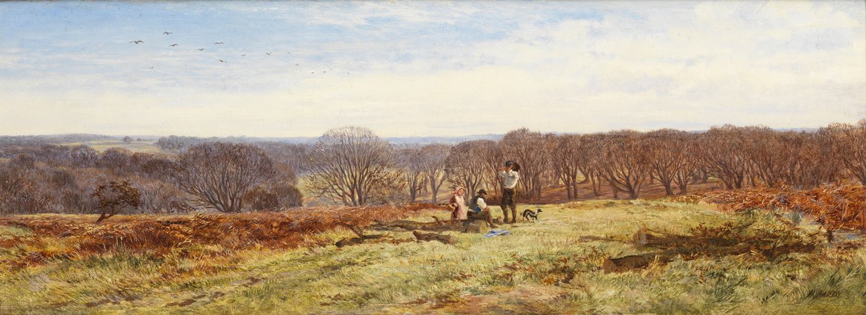 Na Nova Floresta, Hampshire de Heywood Hardy