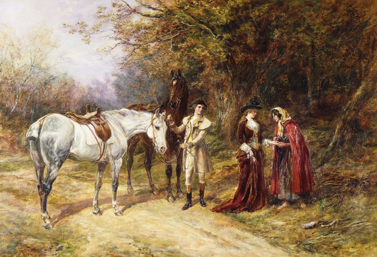 O Cartomante, 1907 de Heywood Hardy