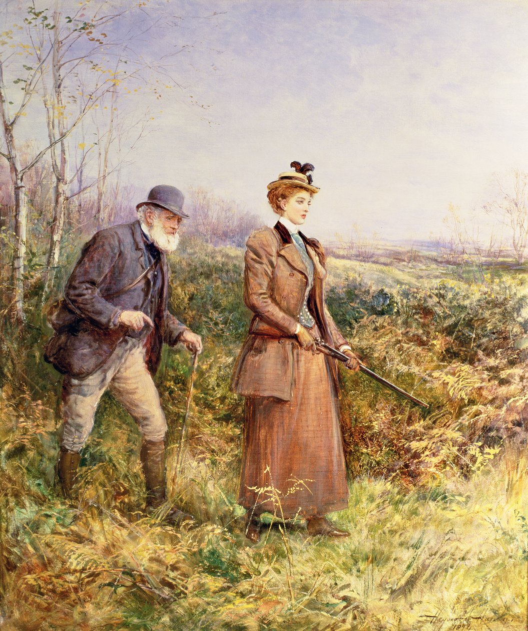 O tiro de arma de Heywood Hardy
