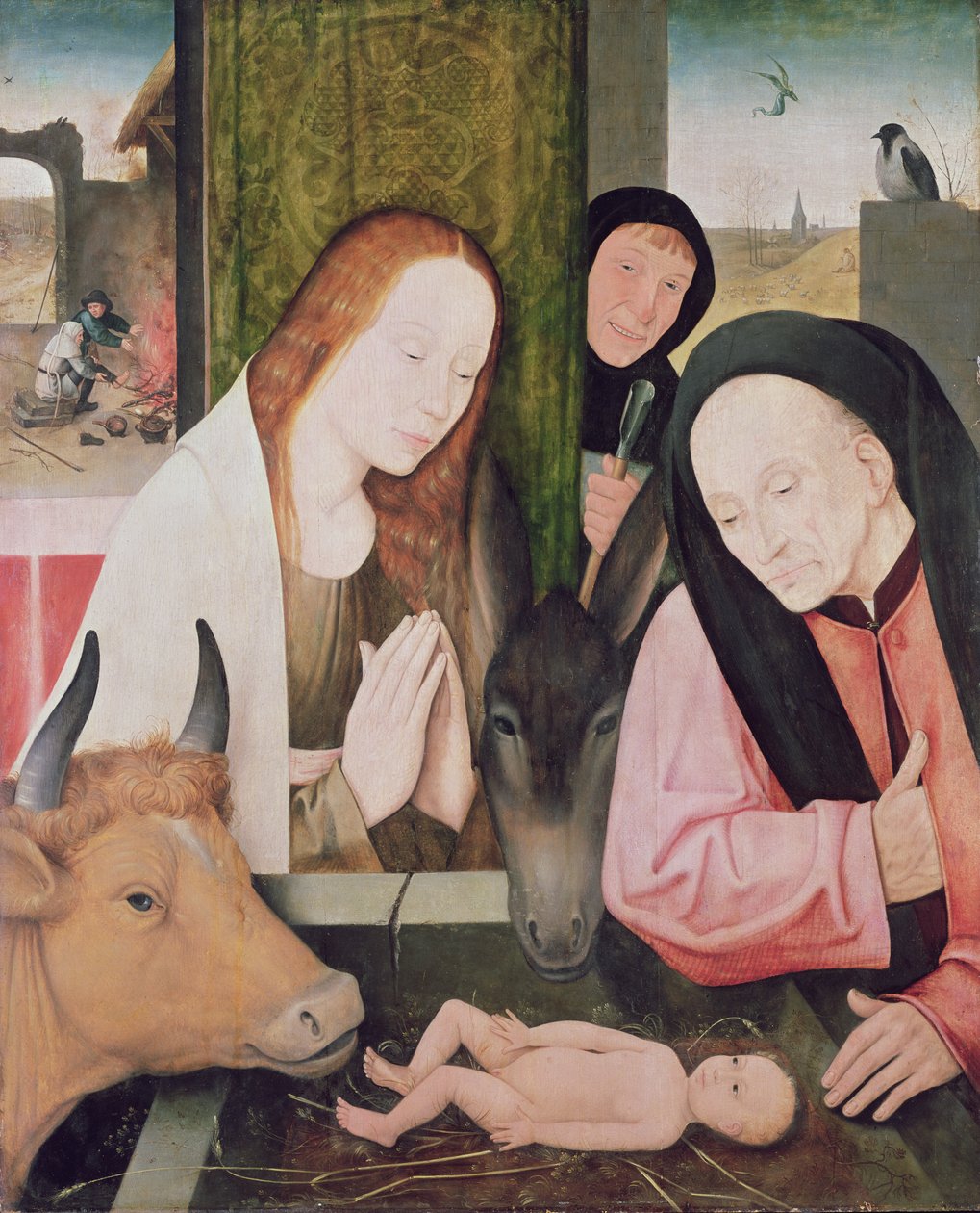 Adoração da Criança de Hieronymus Bosch