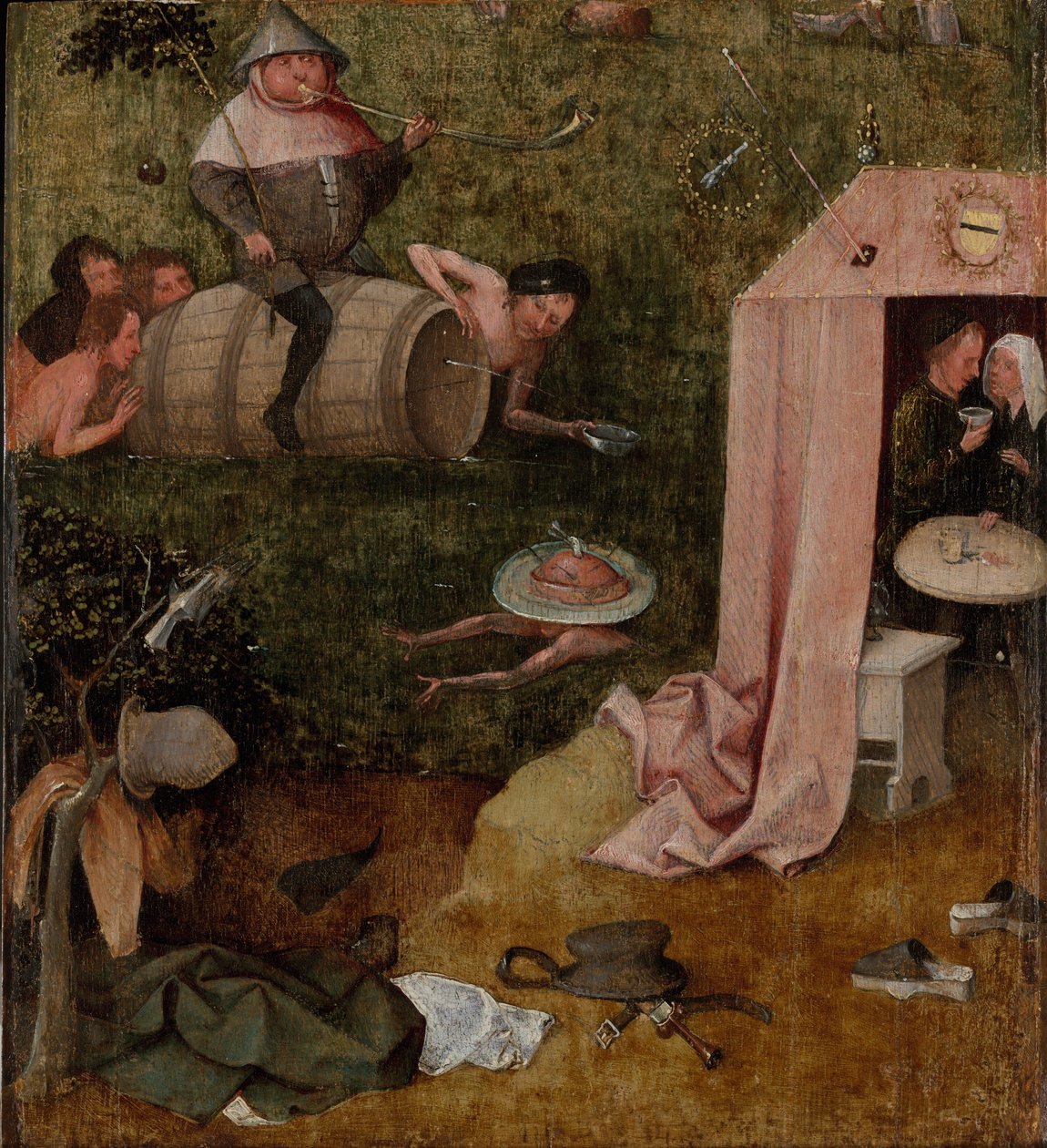 Alegoria da gula e da luxúria de Hieronymus Bosch