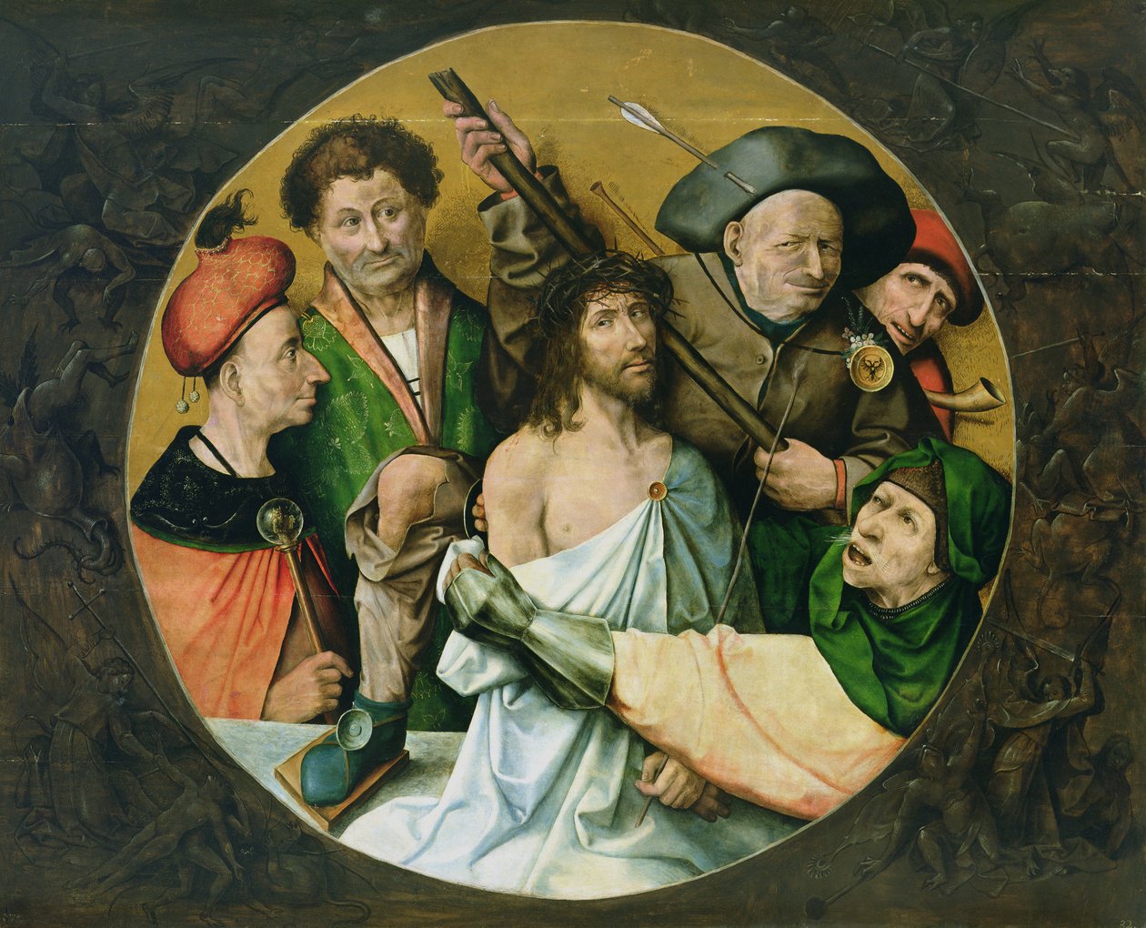 Cristo coroado de espinhos, 1510 de Hieronymus Bosch