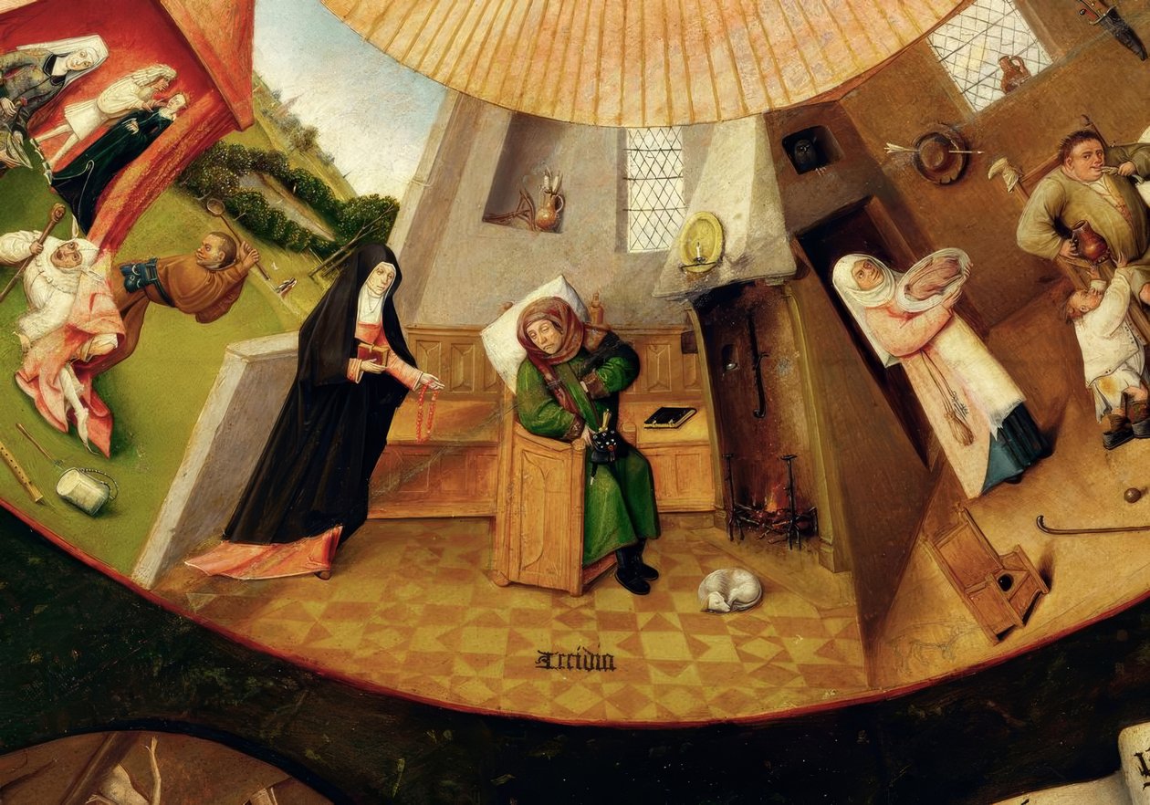 Os sete pecados principais e as quatro últimas coisas de Hieronymus Bosch