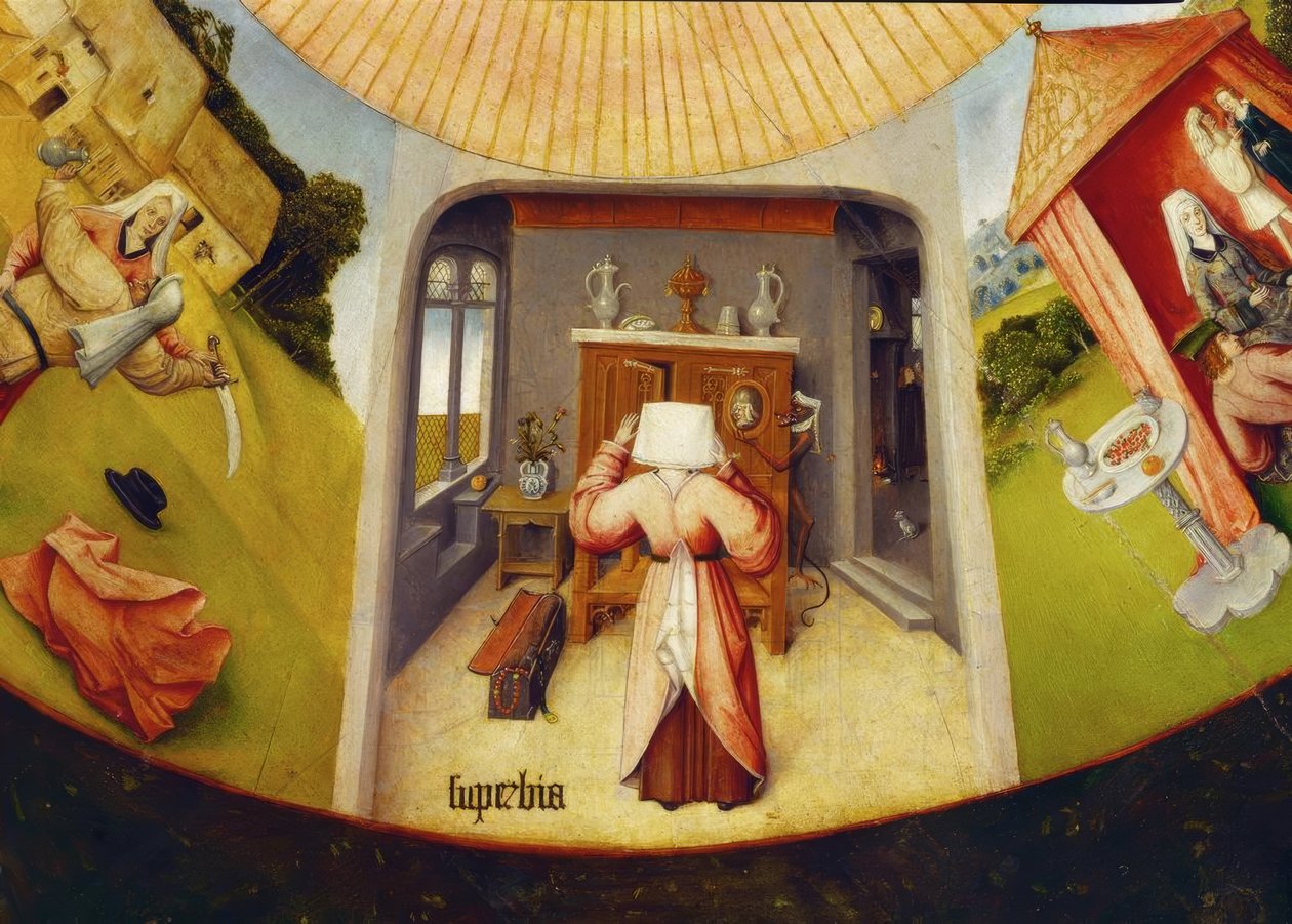 Os sete pecados principais e as quatro últimas coisas de Hieronymus Bosch