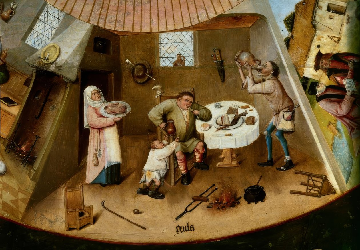 Os sete pecados principais e as quatro últimas coisas de Hieronymus Bosch