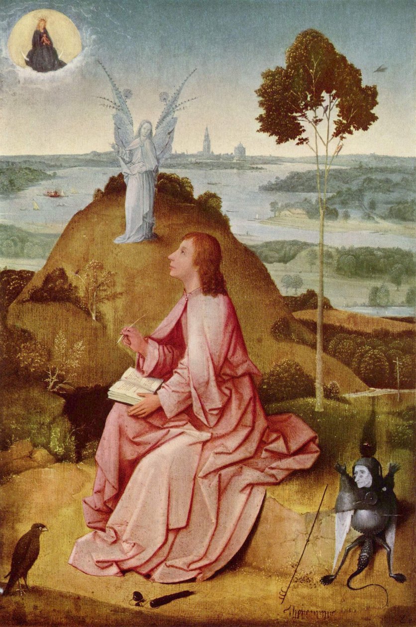 São João Evangelista em Patmos de Hieronymus Bosch