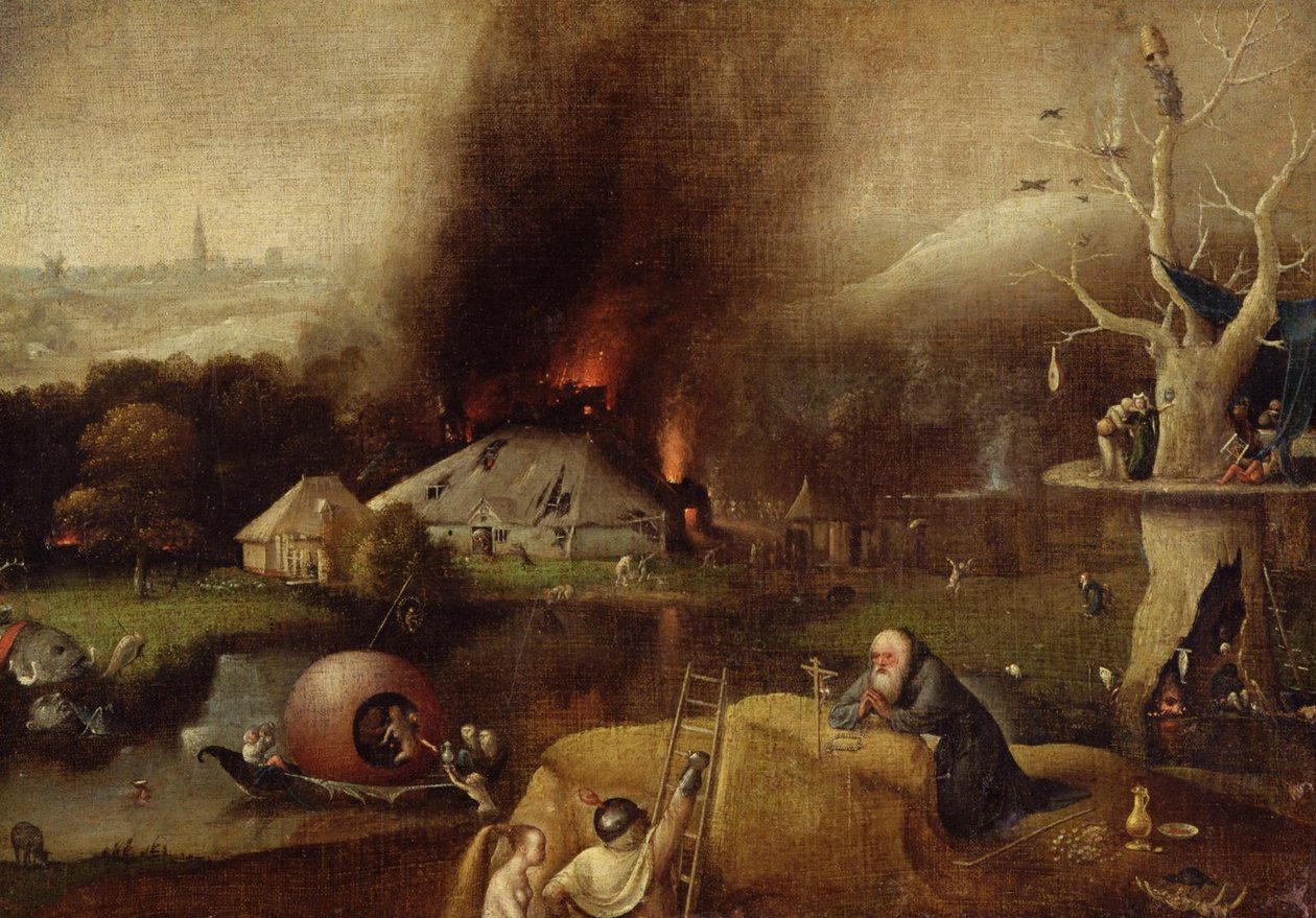 Tentação de Santo Antônio (Museu de Arte Chrysler) de Hieronymus Bosch