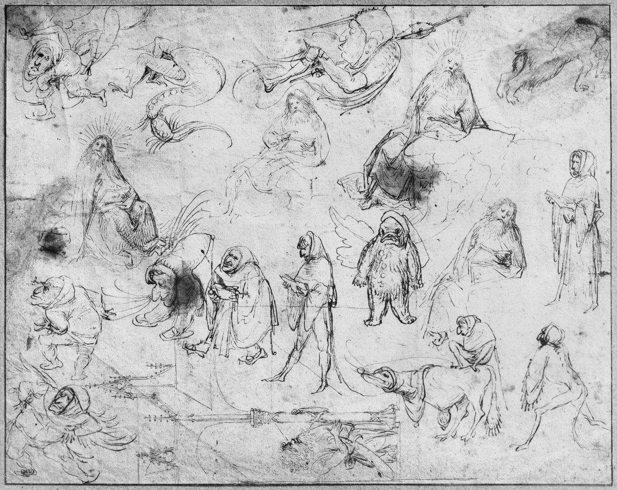 Tentação de Santo Antônio (reto) de Hieronymus Bosch