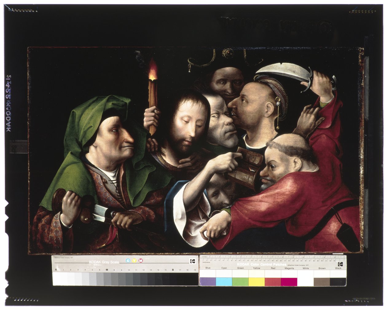 A prisão de Cristo, c.1515 (óleo e têmpera no painel) de Hieronymus Bosch