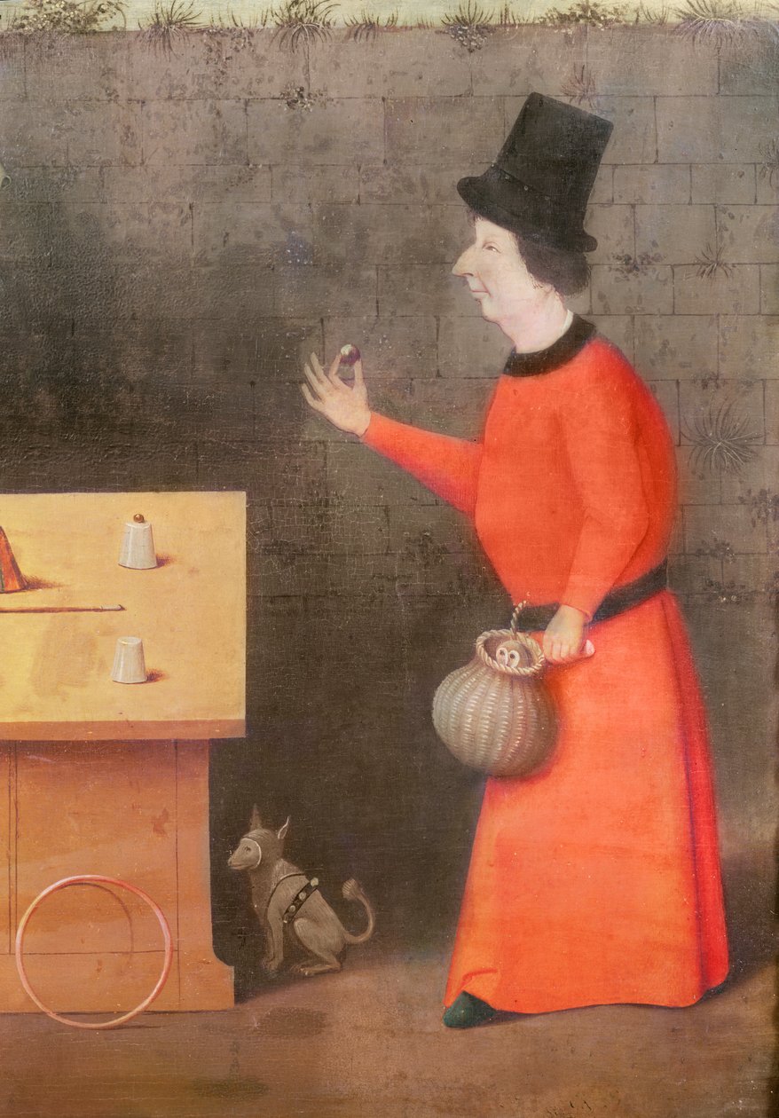 O Conjurador, detalhe (veja também 93883) de Hieronymus Bosch