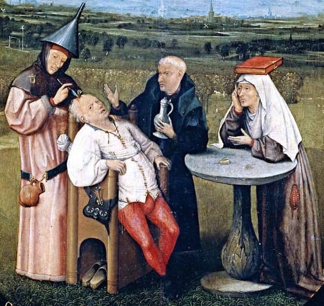 O corte de pedra de Hieronymus Bosch