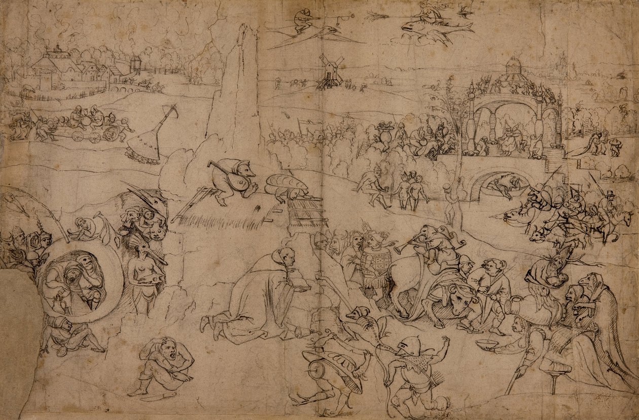 A tentação de St Anthony de Hieronymus Bosch