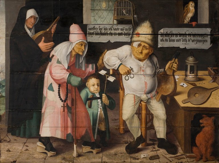 O reparador de foles de Hieronymus Bosch