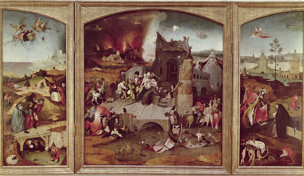 Tríptico da Tentação de Santo Antônio de Hieronymus Bosch