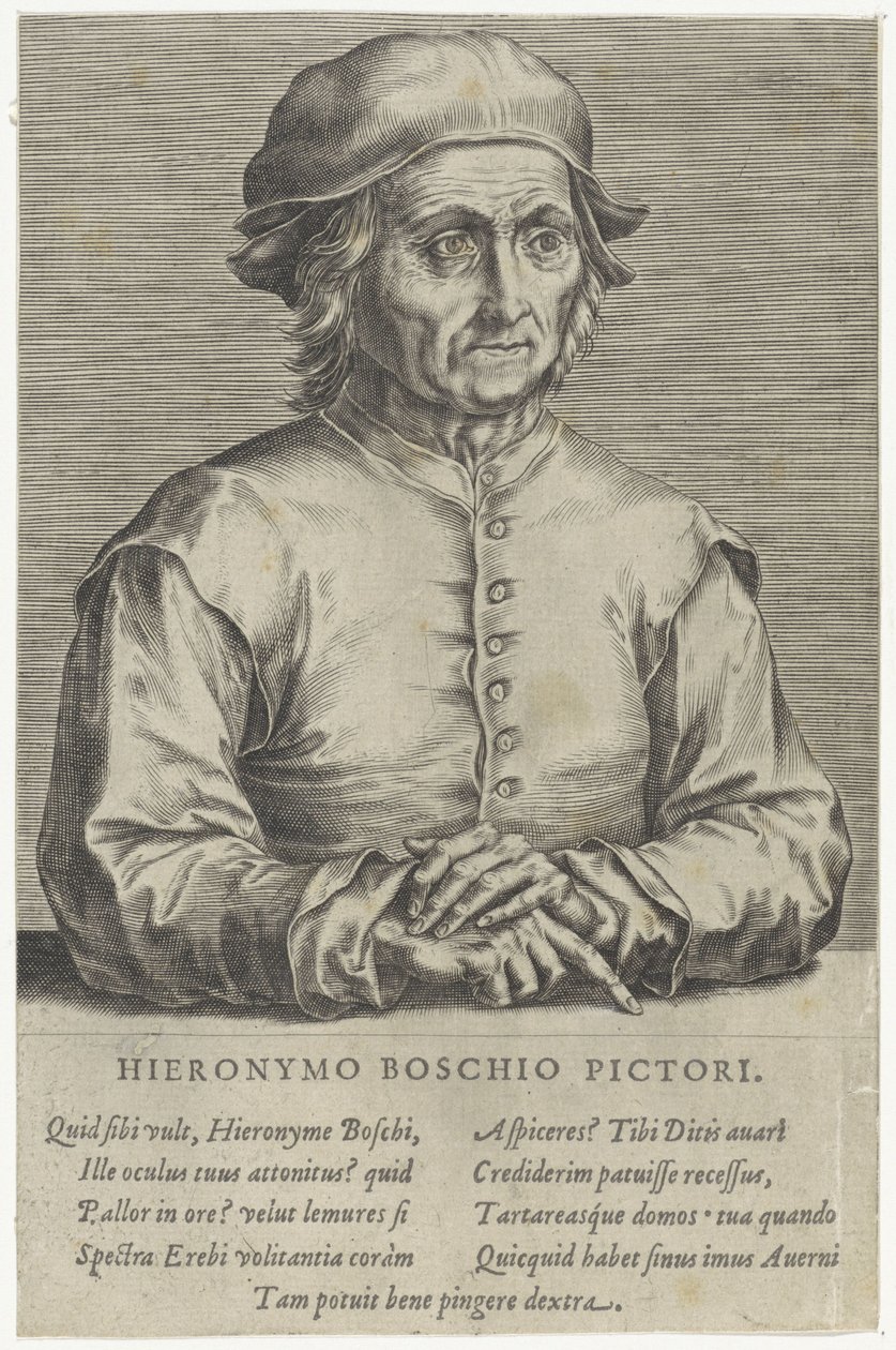 Retrato de Hieronymus Bosch de Hieronymus (after) Bosch