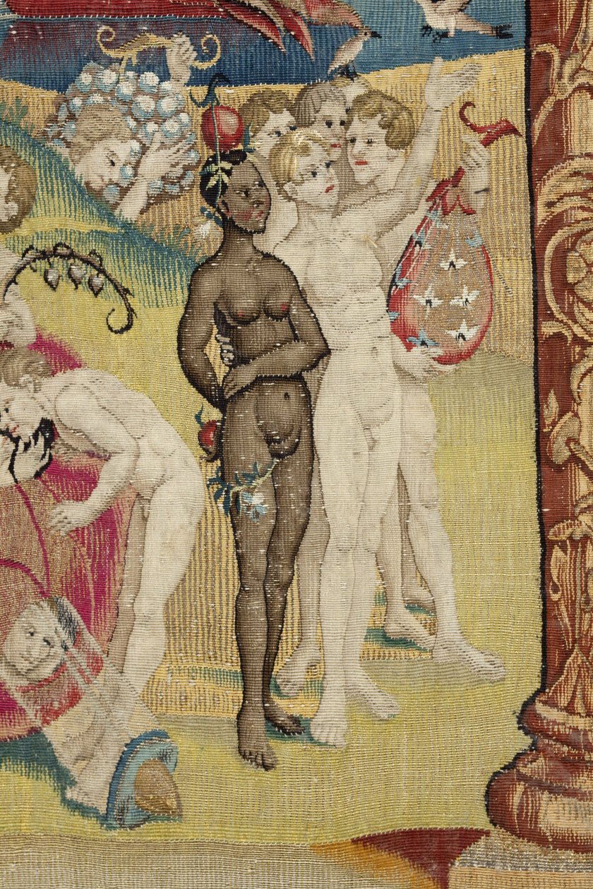 The Garden of Earthly Delights. ca. 1560 (tapeçaria) de Hieronymus (after) Bosch